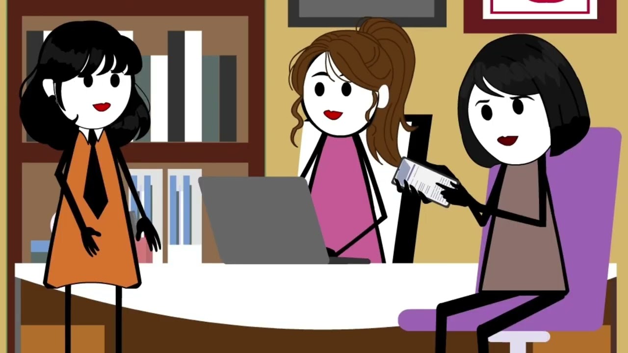 Veronika Explains Why She Can’t Stay Late Without Overtime #corporate #animation