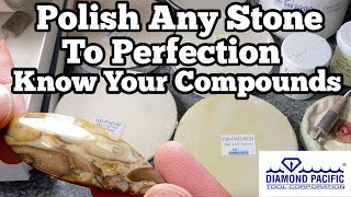 Polish Any Stone Like A Pro 💎 Know Your Compounds w/ Diamond Pacific Polishing Pads
