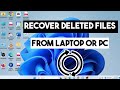Laptop Pc me Delete File Kaise Recover Kare | How to Recover Deleted Files from Laptop PC