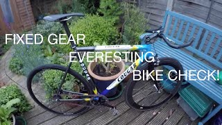 EVERESTING on a FIXED GEAR 🗻 Bike Check Information