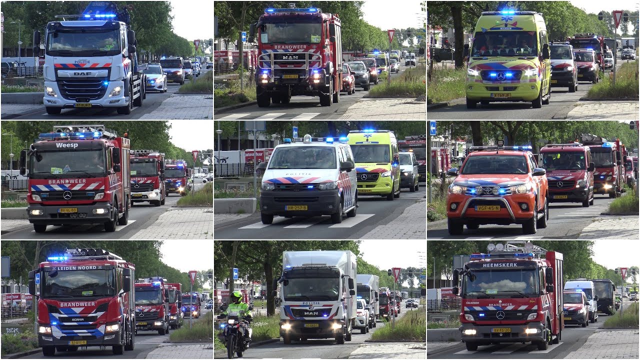 🐒🐘🦒| 𝟰𝗞 KinderBeestFeest 2025 | Zeer veel hulpdiensten met blauw en sirene naar ARTIS Amsterdam!