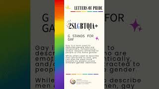 Letters of Pride '26 Series: G #PrideMonth #2SLGBTQIA #QueerCommunity #LGBTQIA #Equity #Inclusion