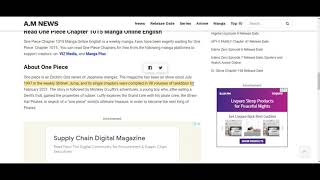 One Piece 1015 One Piece Chapter 1015 Spoilers Watch Full Details Youtube