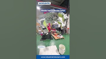 6 Axis Industrial Robot Arm - Borunte Robots #shorts #viral #robot #robotics  #robotarm