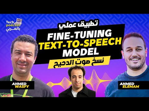 الدحيح الاصطناعي  Fine-Tuning Text-to-Speech Model