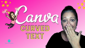 Canva how to create curved text 2020 - NEW UPDATE! 💫