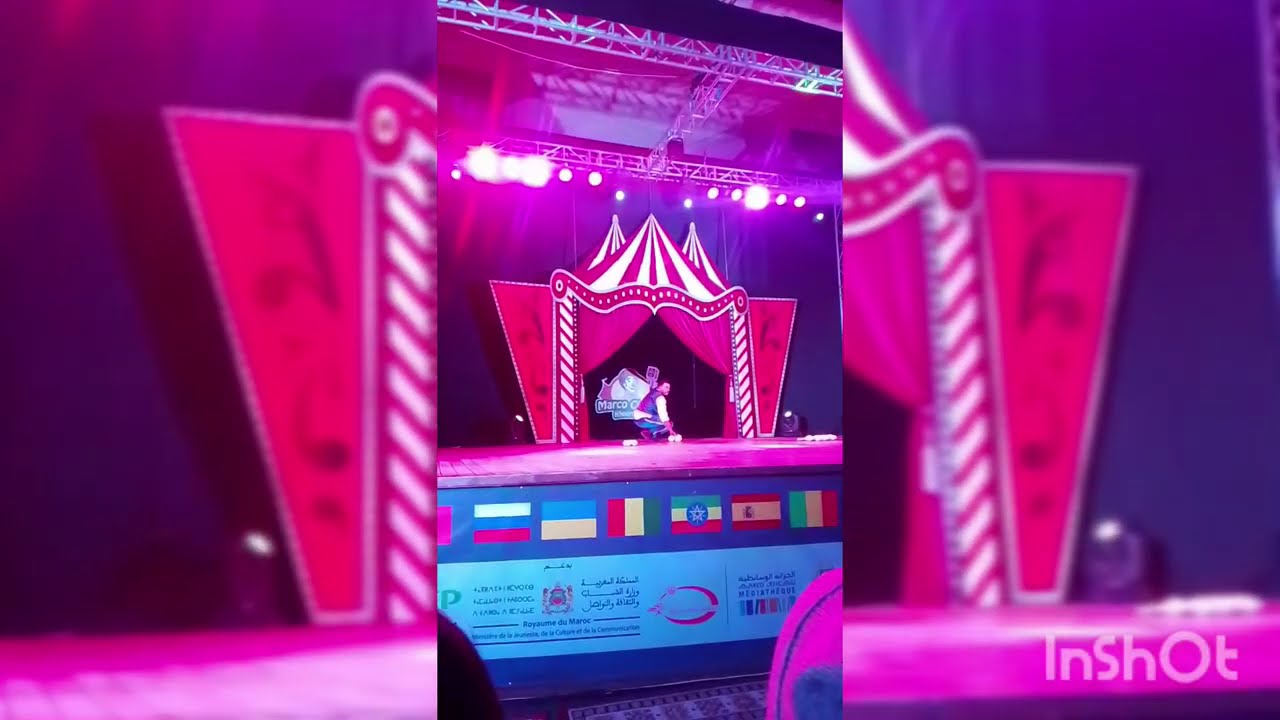 أجي دوزي معيا العشية 💐 مهرجان السيرك خريبݣة  مرحبا بيك معيا 😂👍