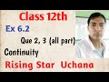 Elements Maths l Class 12th l Ex. 6.2 l Que 2 ,3( all part) l CBSE l HBSE l NCERT l Rising Star