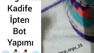 Kadife Ipten Panduf Yapımı Resimi