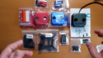Unbox y Detalles del Bloque de CPU Alphacool Eisblock XPX y Accesorios para Modding