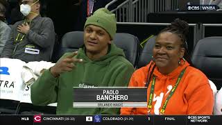 Paolo Banchero attends WNBA Seattle Storm vs Phoenix Mercury