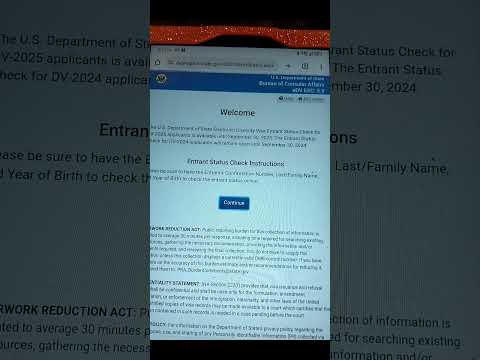 Dv Lottery 2025 Results Are Out Shorts Youtubeshorts Dvlottery2025 Viral