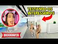 TESTEI os INTERESSEIROS e ISSO ACONTECEU no BROOKHAVEN!!! - ROBLOX