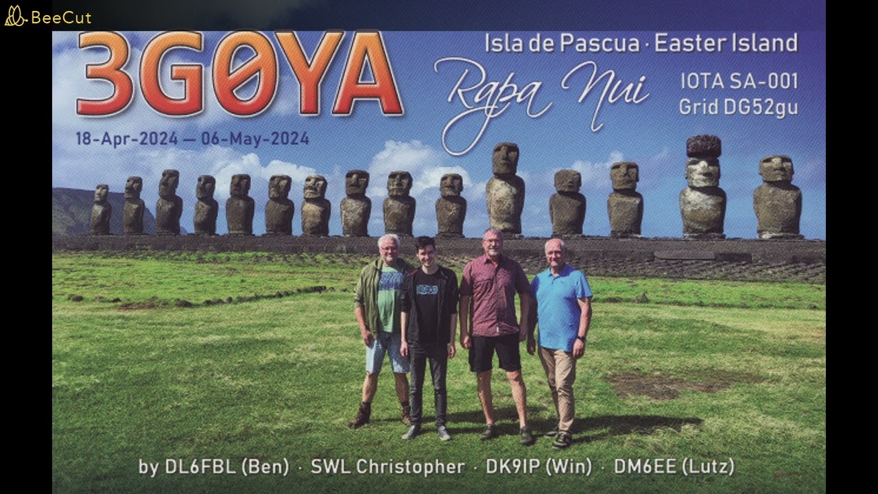 QSO with 3G0YA (24MHz,CW) Apr.2024