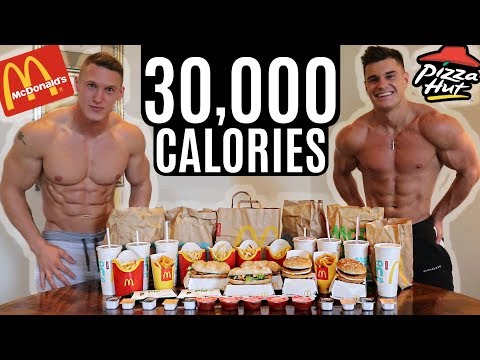 BODYBUILDERS vs , CALORIE CHALLENGE | Epic Cheat Day