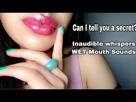 ASMR~ INTENSE Inaudible Whispering & Wet Mouth Sounds LoFi