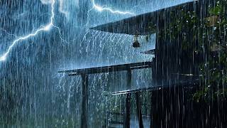 Soothing Relaxing Rain Sounds For Stress Relief - Peaceful In Foggy Forest, Rain Sound Natural
