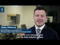 Studying Data Analytics for work in the financial sector // University of Glasgow