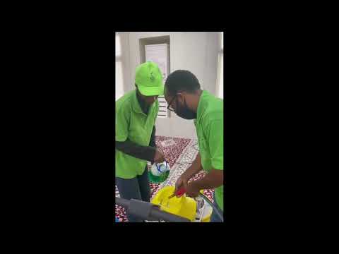فريق كناز الخير لغسيل المساجد بالمجان تغطية غسيل مسجد علي بن أبي طالب رضي الله عنه حي طويق