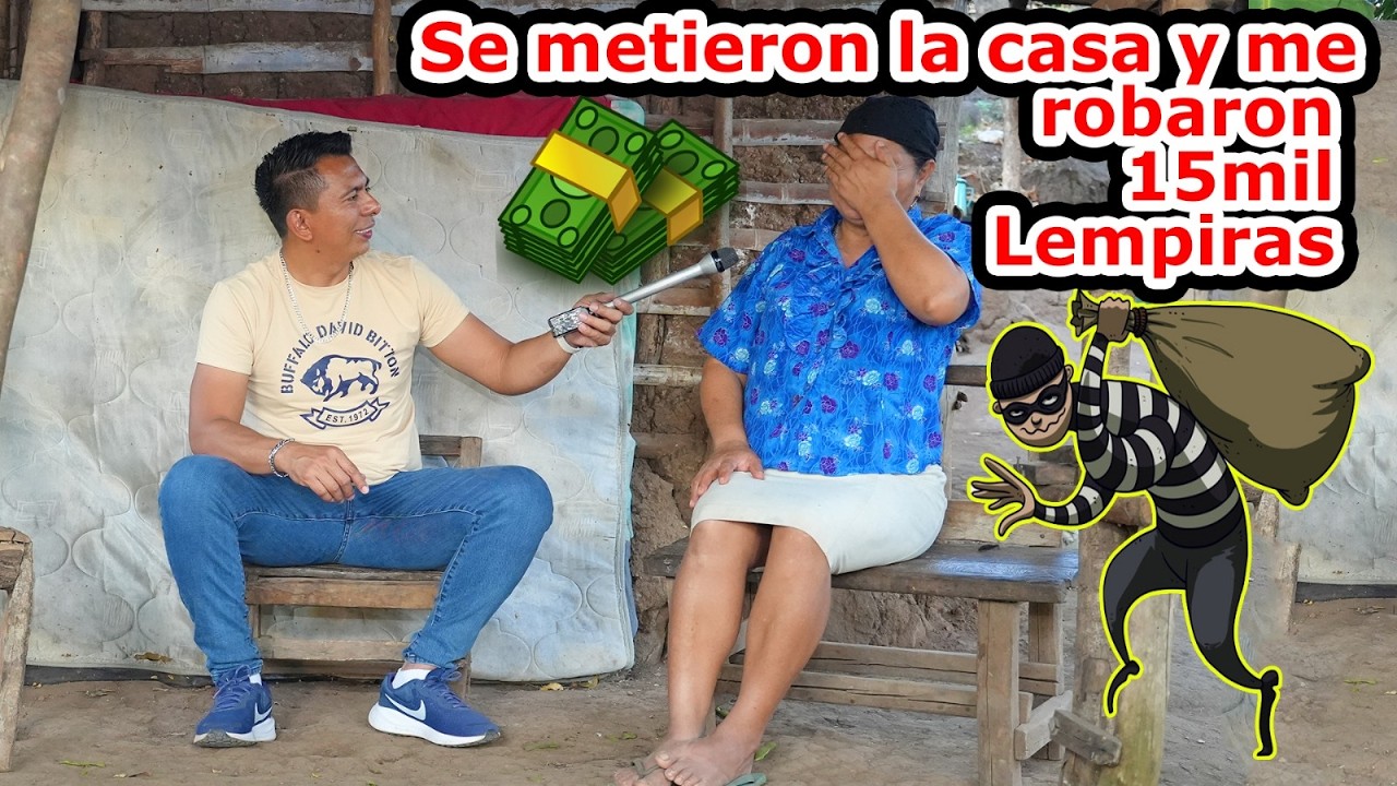 Última hora le han robado a doña Vilma 15 mil Lempiras, se le metieron a la casa a robar - Ediciones