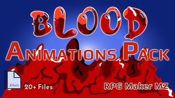 🩸 RPG Maker MZ - Blood Animations Pack! 🩸