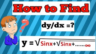 differentiate under root sinx to infinity, differentiation of sqrt(sinx+sqrt(sinx+sqrt(sinx+...))))