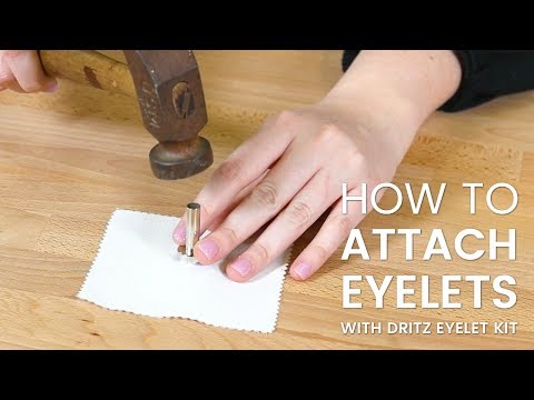 How to Use Eyelets with Dritz Eyelet Kit