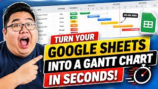 Gantt Chart Google Sheets in Seconds No Templates No Formulas