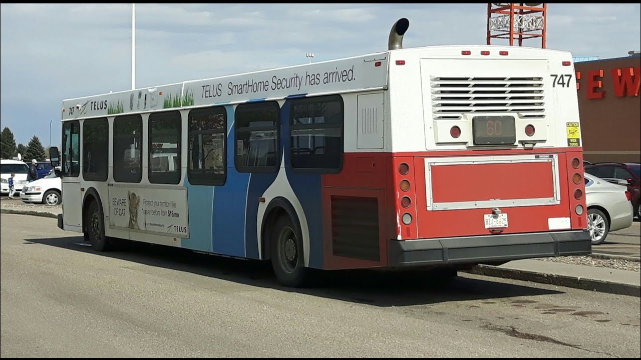 Medicine Hat Transit 747 (2005 New Flyer D40LF) YouTube