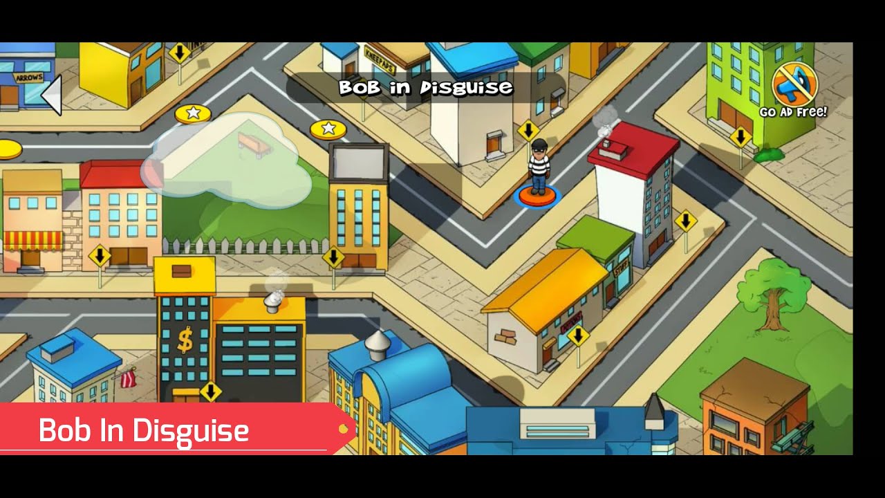 Bob In Disguise / Robbery Bob / Downtown / Chapter 2 / Making Noise / Gaming walkthrough / Gameplay