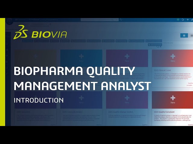 Biopharma Quality Management Analyst | Introduction
