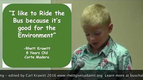 School Bus Subsidy Hearing    Rhett Krawitt Corte ...
