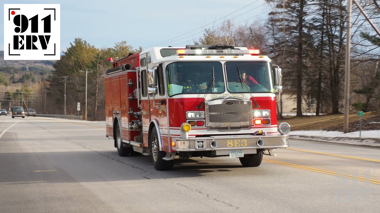 Gilford Fire Truck Responding Engine 3 YouTube