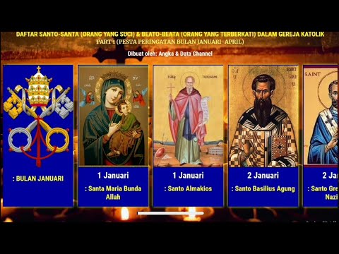 Video: Siapa santo pelindung Januari?