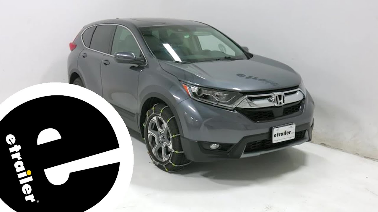 Etrailer Glacier Cable Snow Tire Chains Review 2017 Honda Cr V