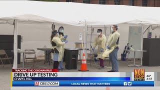 Limited drive-up testing available at 2 hospitals in Triangle