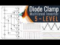 Diode Clamp 5 - level Multilevel Inverter | Induction Motor Drive | MATLAB Simulation