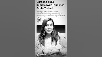 #cardano dex launch #ada #cryptohindinews
