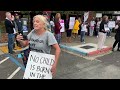 Supporters of SRJC volleyball player turn out at rally by anti-trans groups