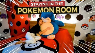FINALLY! We stayed inside the Pokemon Room with a giant SNORLAX in TOKYO