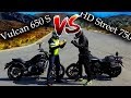 Vulcan 650s VS Harley Street 750