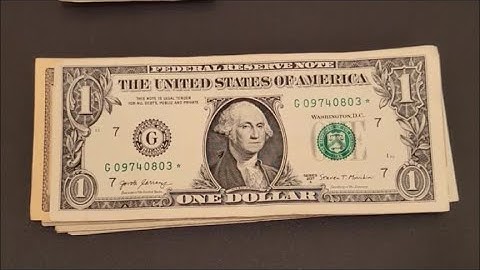 STAR NOTE DOLLAR BILL FOUND! Error Fancy Serial Number Banknotes Worth Money