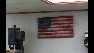 Full Wood Flag!  Super Simple, Super Cheap! Complete Tutorial!!! Guide