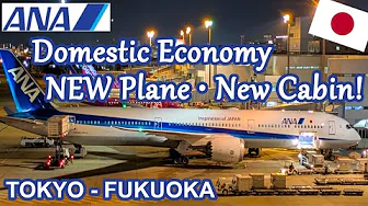 ANA's NEW DREAMLINERS - Domestic Economy | Tokyo - Fukuoka | Boeing 787-10