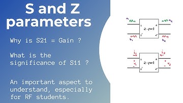 S and Z Parameters | Understanding the meaning of S & Z parameters and how simulator handles them.