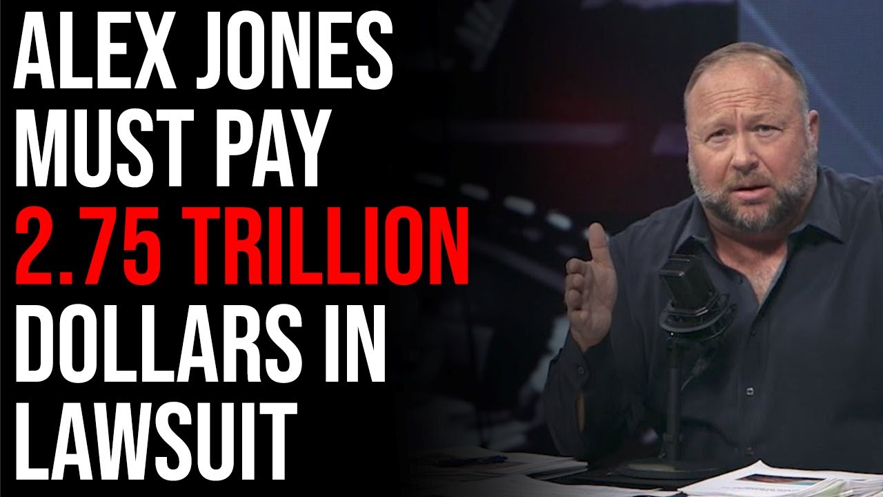 Alex Jones Must Pay 2.75 TRILLION DOLLARS Families Demand In Lawsuit