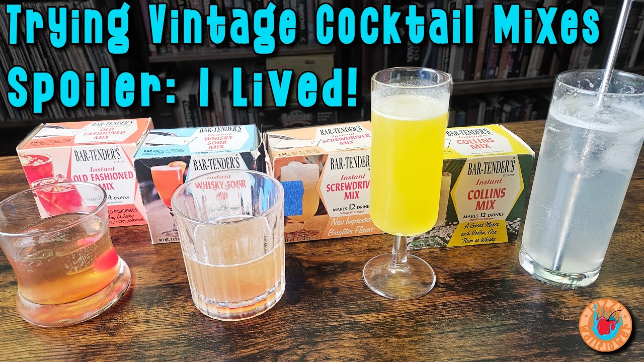 I Tried Vintage Cocktail Mixes So You Don't Have To