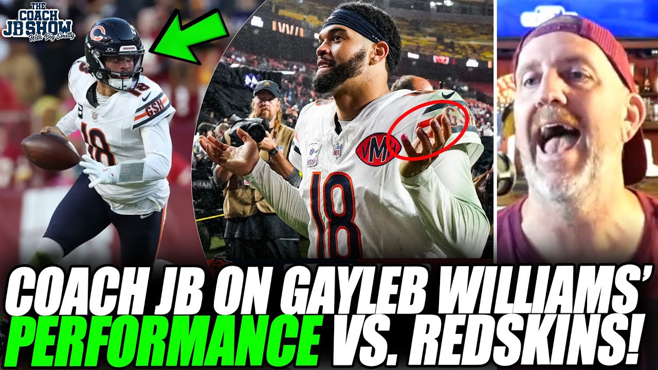 Coach JB Breaks Down Caleb Williams' PERFORMANCE In Bears' WIN vs. Commanders!