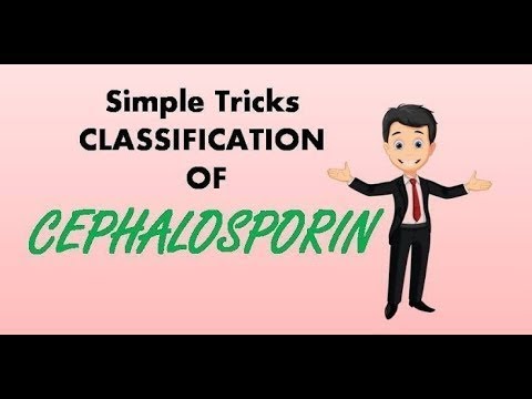 Como para lembrar toda classe de cefalosporina