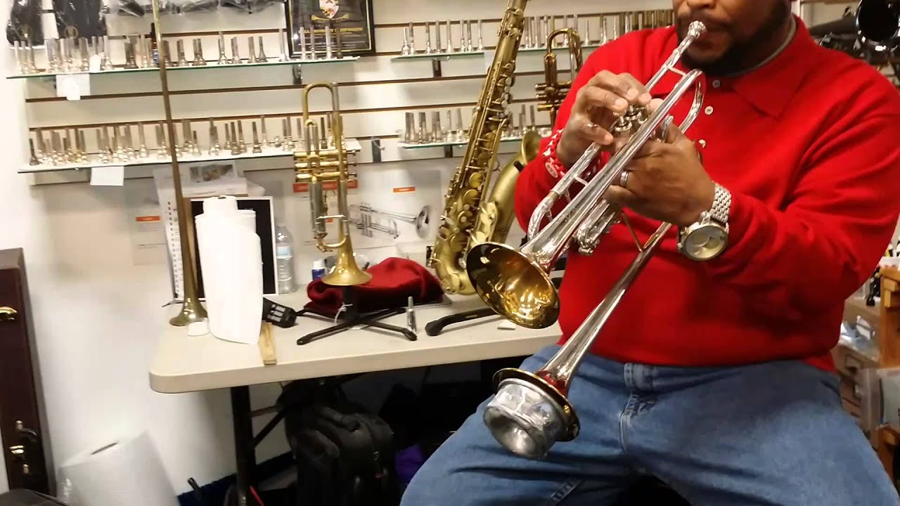 Bach double bell trumpet. YouTube
